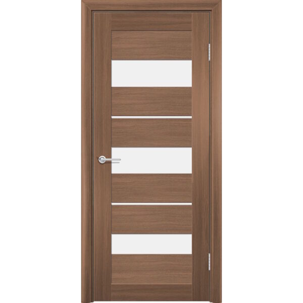 Межкомнатная дверь Т64, Орех королевский, Белое матовое