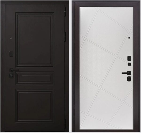 Входная дверь Прайм 2530 Эмаль белая