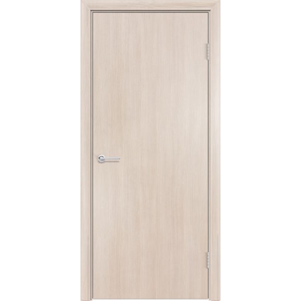 Межкомнатная дверь Глухая Экошпон, Лиственница кремовая