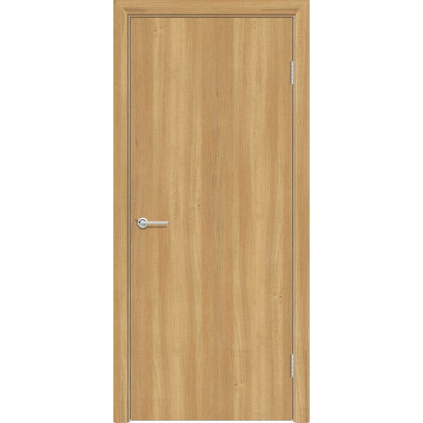 Межкомнатная дверь Глухая Экошпон, Лиственница золотая