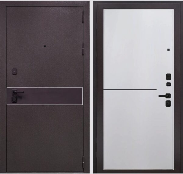 Входная дверь Лайн К4 Велютто бьянко