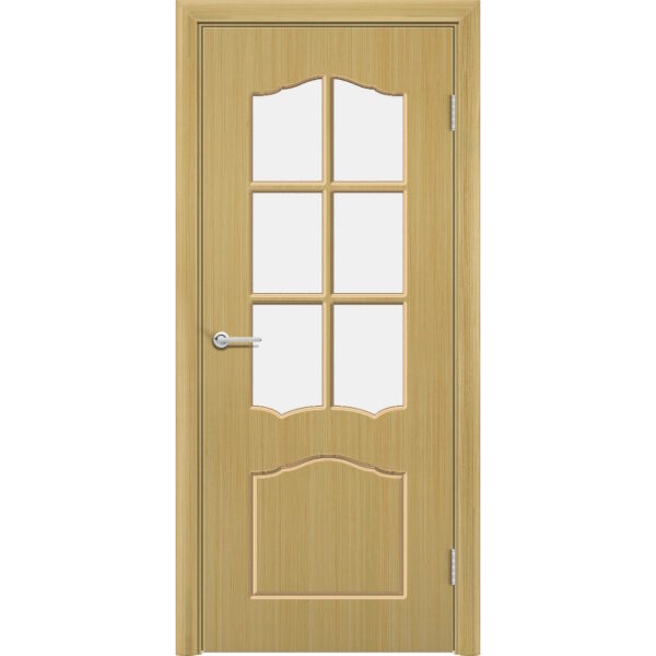 Межкомнатная дверь Верона, Дуб, Белое матовое