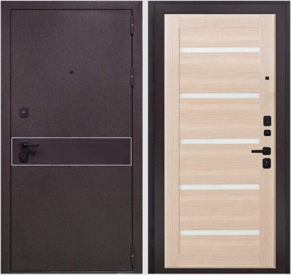 Входная дверь Лайн 118Б Капучино