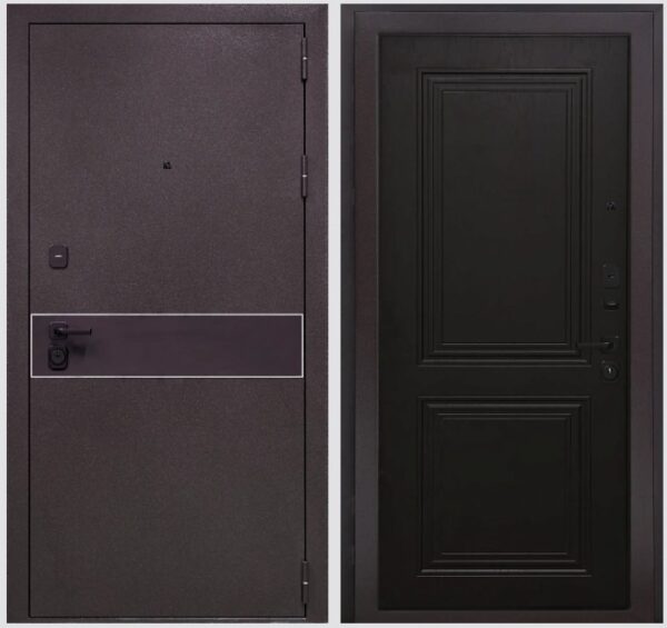 Входная дверь Лайн К3 Дуб шоколад