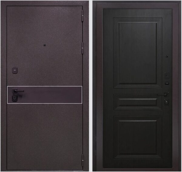 Входная дверь Лайн К2 Дуб шоколад