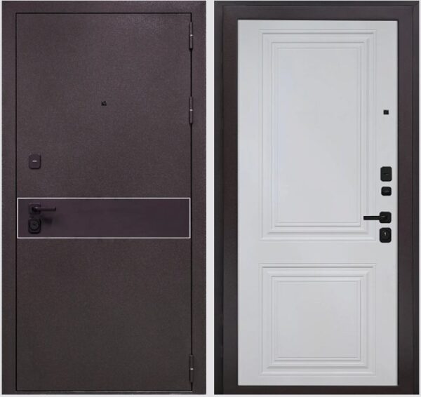 Входная дверь Лайн К3 Велютто Бьянко