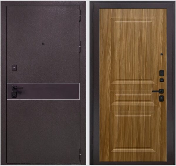 Входная дверь Лайн К2 Дуб Сиена