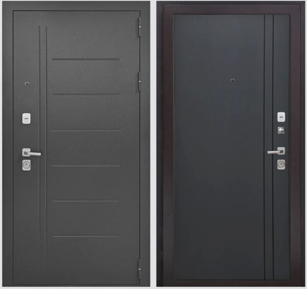 Входная дверь Букле черный К7 Велютто Оскуро