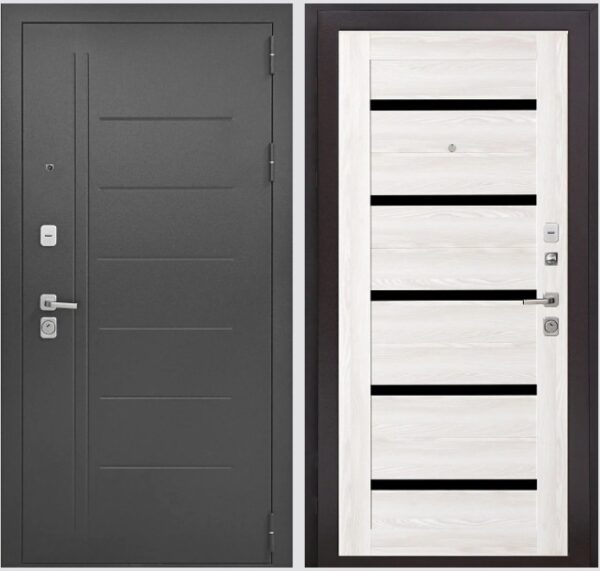 Входная дверь Букле черный 118Т Сандал