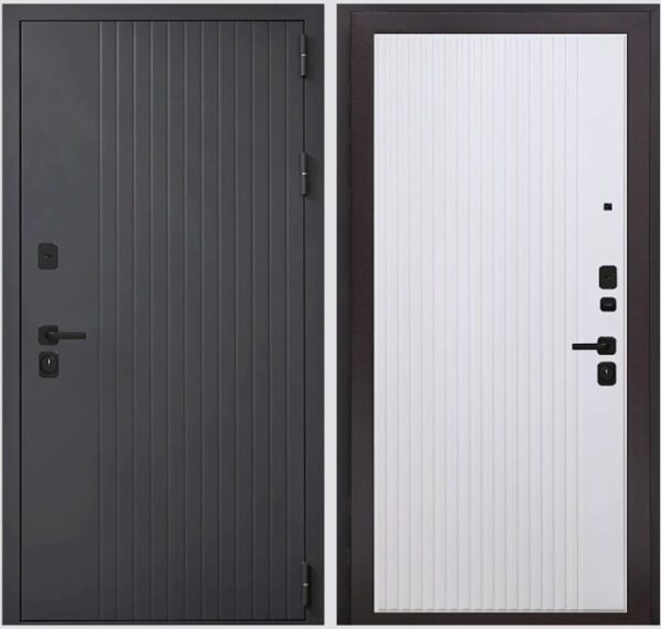 Входная дверь Стайл Т90 К5 Велютто Бьянко