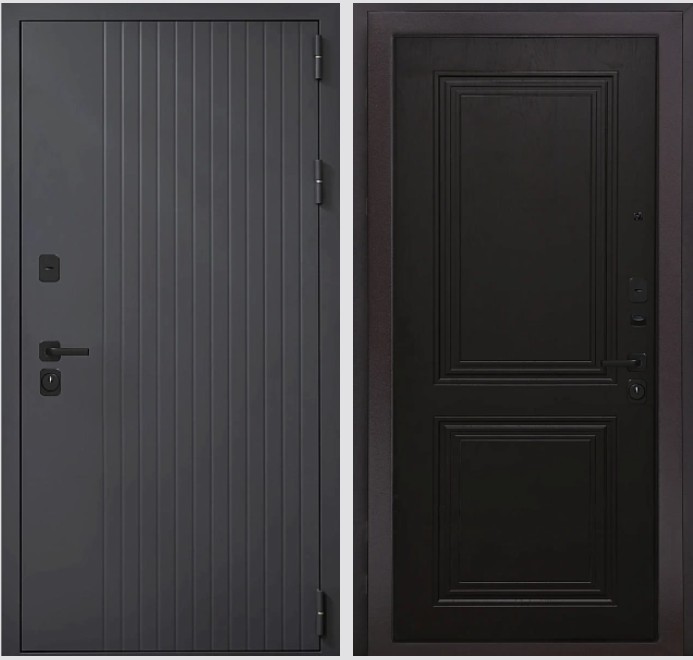 Входная дверь Стайл Т90 К3 Дуб шоколад