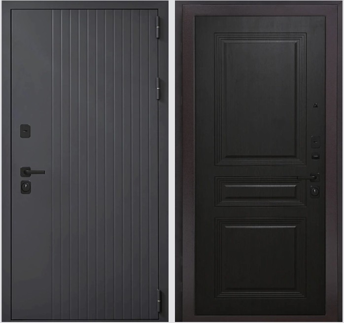 Входная дверь Стайл Т90 К2 Дуб шоколад