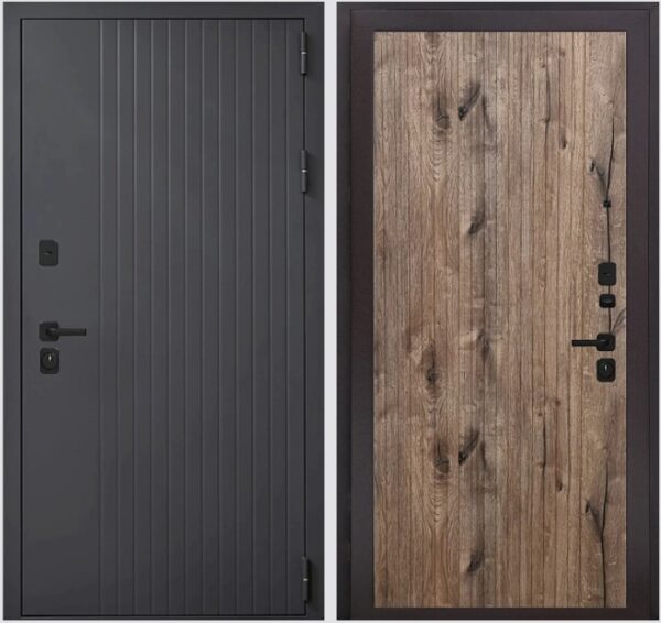 Входная дверь Стайл Т90 К5 Канадский дуб