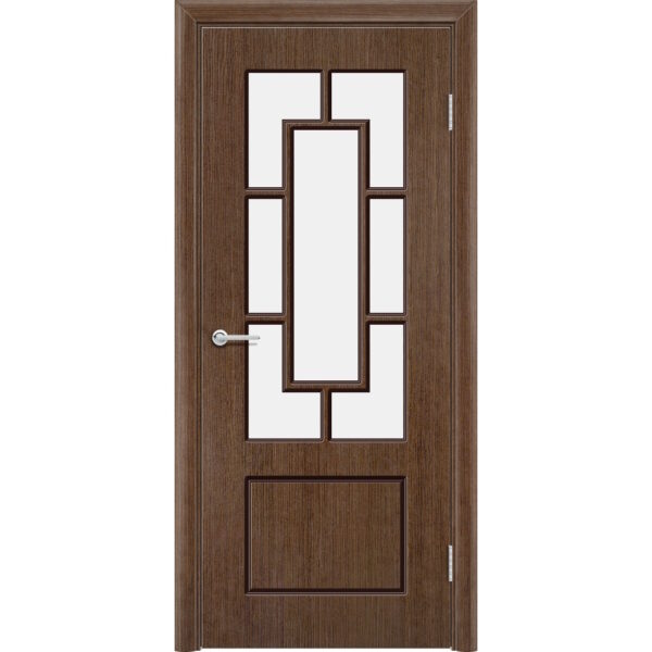 Межкомнатная дверь Ромарио, Орех, Белое матовое