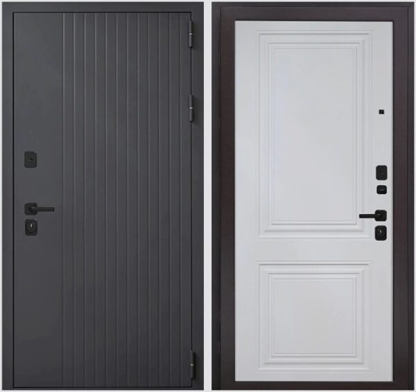 Входная дверь Стайл Т90 К3 Велютто Бьянко