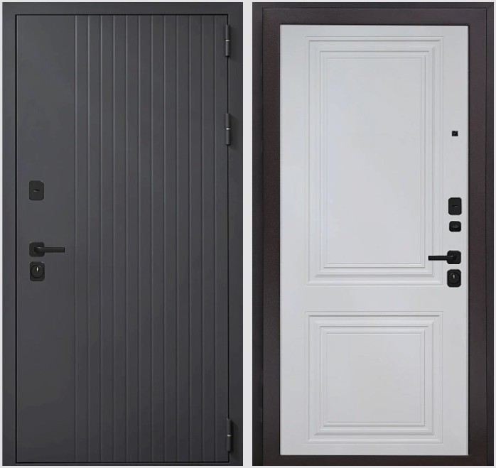 Входная дверь Стайл Т90 К3 Велютто Бьянко