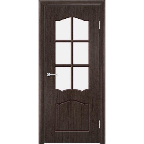 Межкомнатная дверь Верона, Венге, Белое матовое