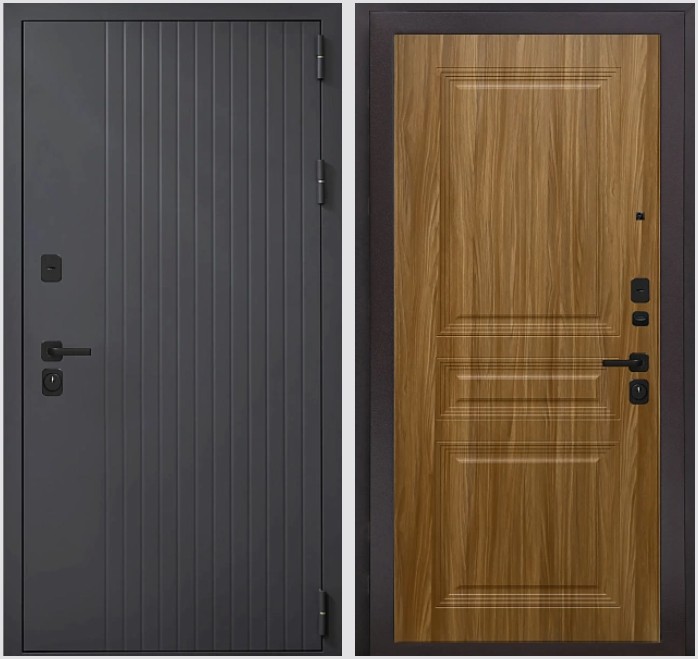 Входная дверь Стайл Т90 К2 Дуб Сиена