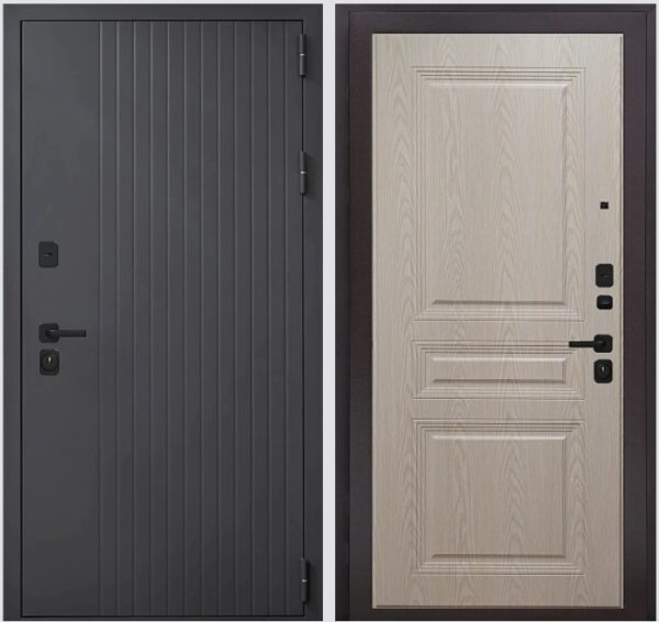 Входная дверь Стайл Т90 К2 Дуб белый