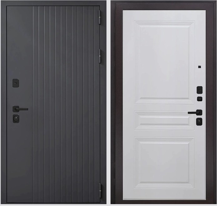 Входная дверь Стайл Т90 К2 Велютто Бьянко