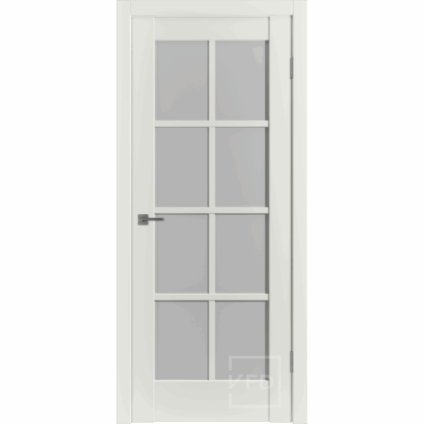 Межкомнатная дверь ВФД Emalex ER1 Midwhite White Cloud