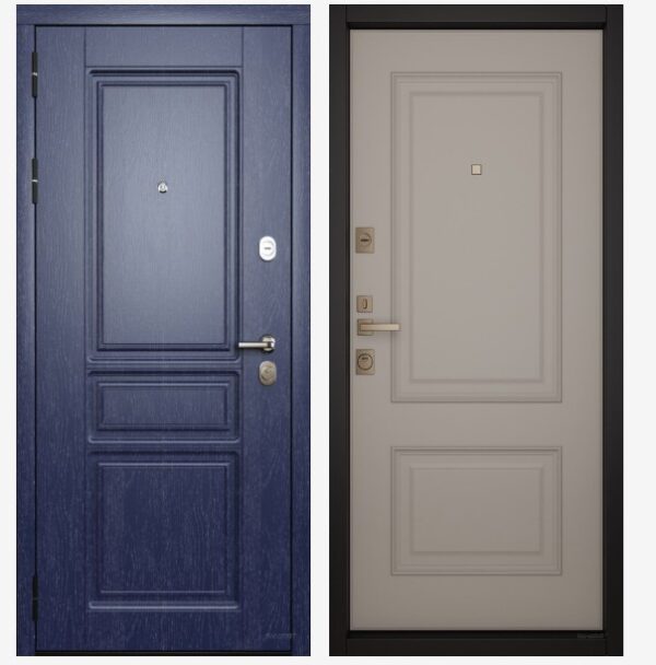 Входные двери Вандрафт Классика 3 дуб королевский/Верба капучино