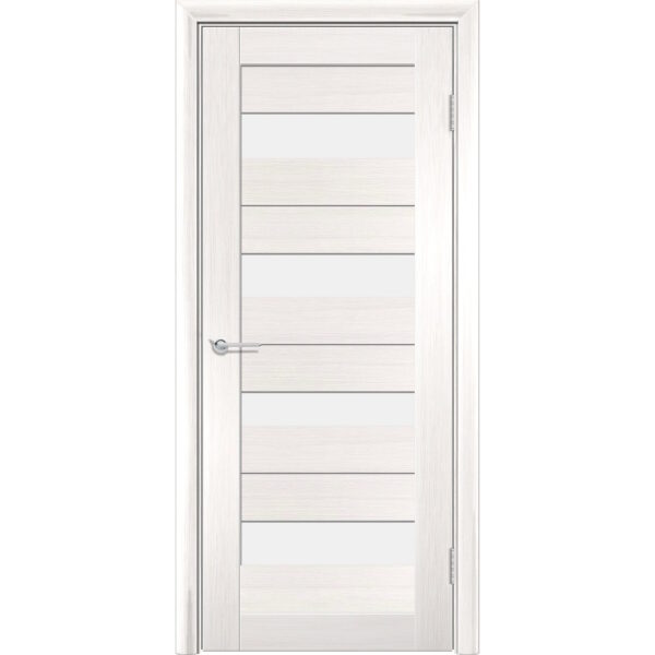 Межкомнатная дверь P14, Акация, Белый матовый