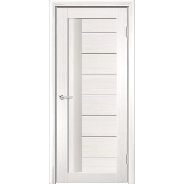 Межкомнатная дверь P11, Акация, Белый матовый