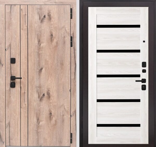 Входная дверь Вертикаль WOOD 118Т Сандал