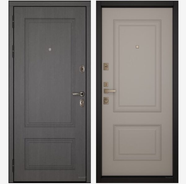 Входные двери Вандрафт Эмма 21 секвойа графит /Верба капучино