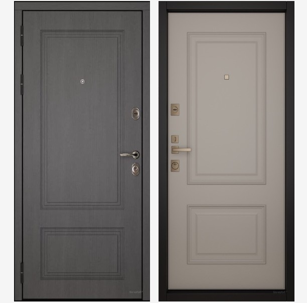 Входные двери Вандрафт Эмма 21 секвойа графит /Верба капучино
