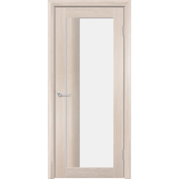 Межкомнатная дверь P41, Дуб капучино, Белый матовый