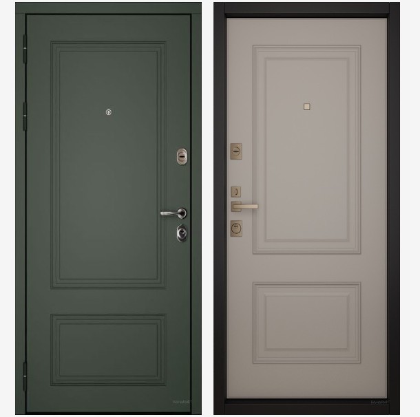 Входные двери Вандрафт Эмма 21 олива  /Верба капучино