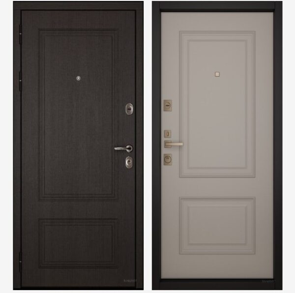 Входные двери Вандрафт Эмма 21 венге шёлк /Верба капучино