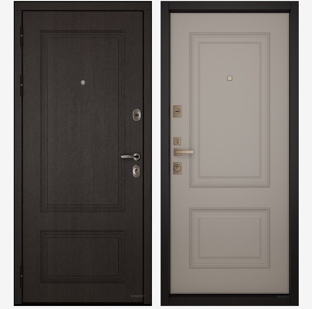 Входные двери Вандрафт Эмма 21 венге шёлк /Верба капучино