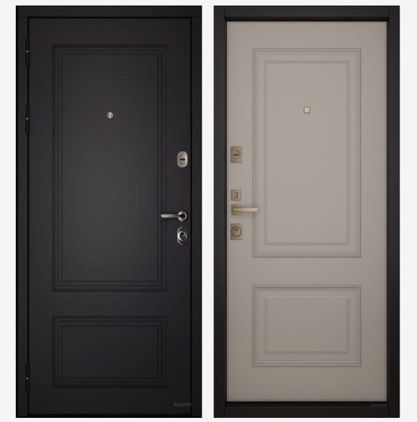Входные двери Вандрафт Эмма 21 антрацит  /Верба капучино