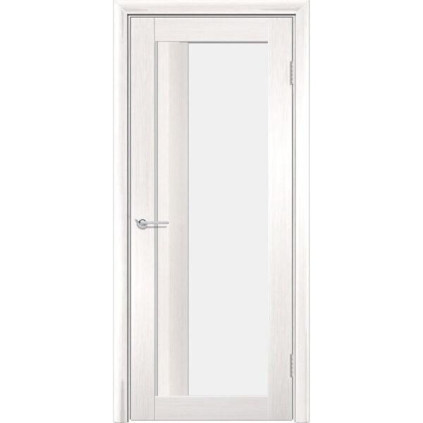 Межкомнатная дверь P41, Акация, Белый матовый