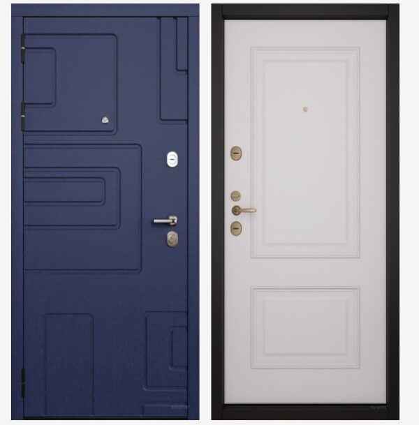 Входные двери Вандрафт Италия дуб королевский/Верба капучино