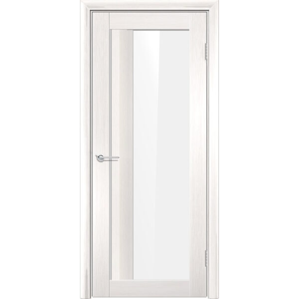 Межкомнатная дверь P41, Акация, Лакобель белый