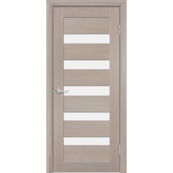 Межкомнатная дверь P40, Дуб бруно, Белый матовый
