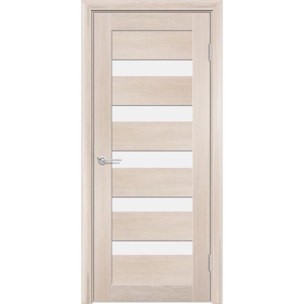 Межкомнатная дверь P40, Дуб капучино, Белый матовый