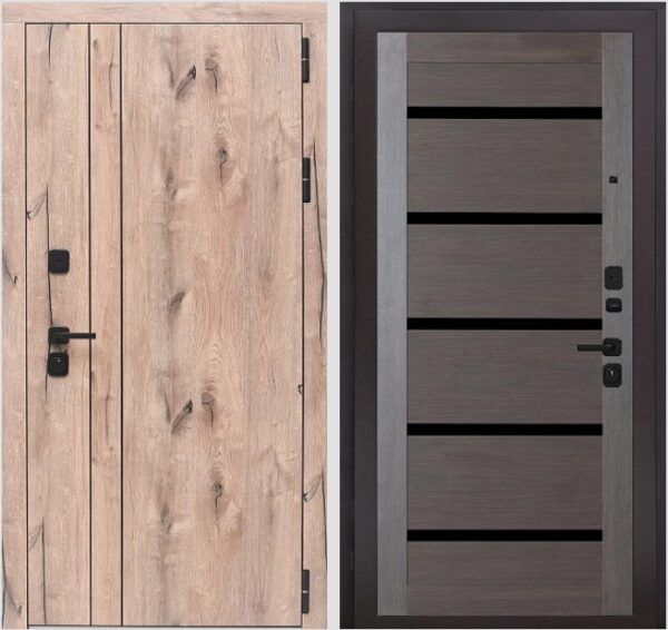 Входная дверь Вертикаль WOOD 118Т ВЕНГЕ