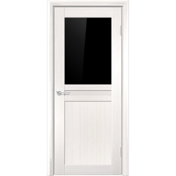 Межкомнатная дверь P10, Акация, Лакобель черный