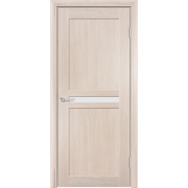 Межкомнатная дверь P9, Дуб капучино, Белый матовый