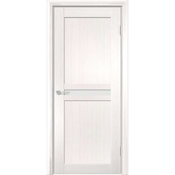 Межкомнатная дверь P9, Акация, Белый матовый
