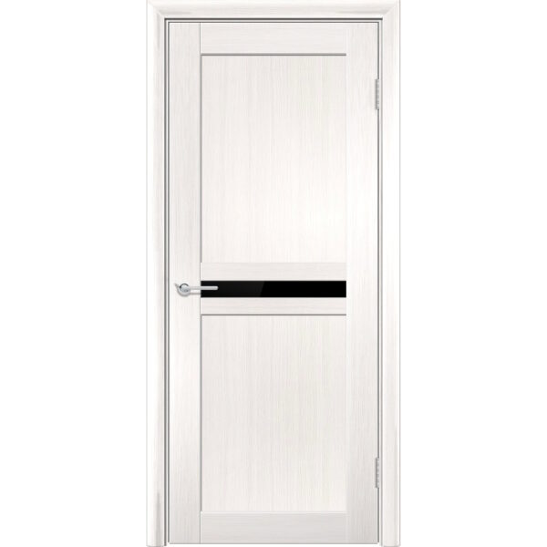 Межкомнатная дверь P9, Акация, Лакобель черный