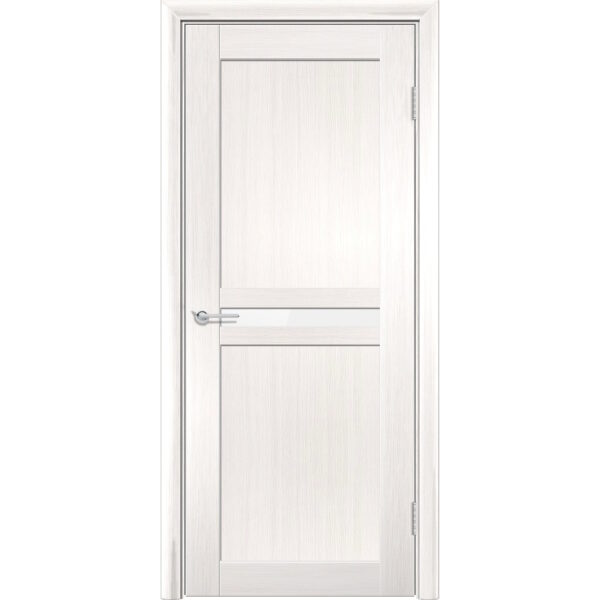 Межкомнатная дверь P9, Акация, Лакобель белый