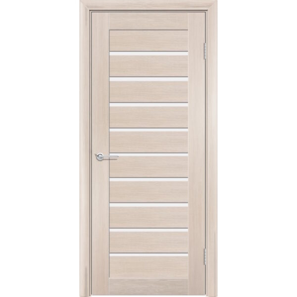 Межкомнатная дверь P8, Дуб капучино, Белый матовый