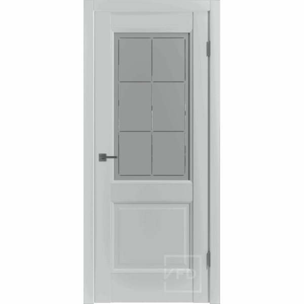 Межкомнатная дверь ВФД Emalex E2 Steel Crystal Cloud