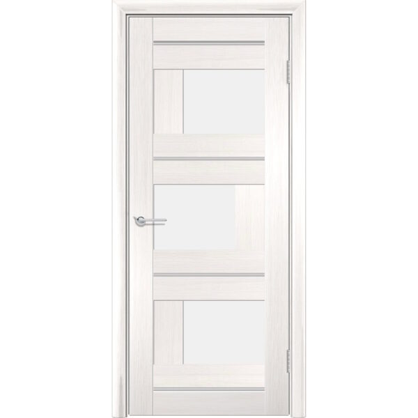Межкомнатная дверь P5, Акация, Белый матовый
